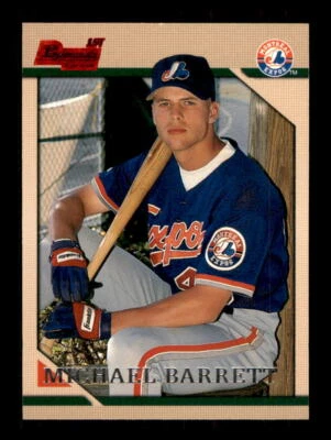 1996 Baseball Bowman Michael Barrett Montreal Expos #249 4 - Image 1 of 2