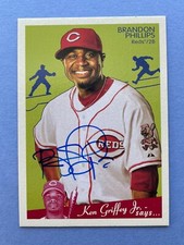 2008 Upper Deck Goudey Brandon Phillips Goudey Autograph ##GG-BP Cincinnati Reds