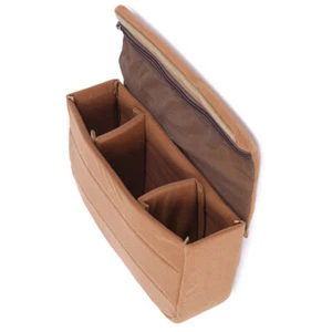 DSLR Camera Bag Insert Lidded Padded Lens Case Protector For Canon Nikon Sony - Picture 1 of 14