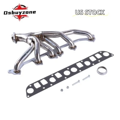 Novo para 1991-1999 Jeep Wrangler Cherokee 4.0L L6 TJ YJ Cabeçalho de Escape de Aço Inoxidável - Imagem 1 de 4