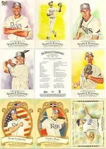 2009 Topps A&G Allen & Ginter Tampa Bay Rays Master Team Set w/ NP (16) Price RC - Picture 1 of 1