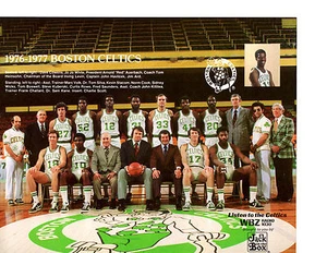 1976 1977 BOSTON CELTICS  8X10 TEAM PHOTO  WICKS COWENS  BASKETBALL NBA HOF - Picture 1 of 1