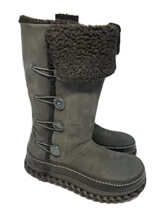 NIKE VALENKA 2 ACG Puddle Proof Boots Black Leather 375461-001 Women's Size 5 - Picture 1 of 12