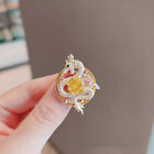 Fashion Crystal Animal Dragon Brooches Suit Coat Corsage Lapel Pins Jewelry  WIV