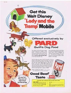 1955 Disney Lady & the Tramp Mobile Pard Promo Print Ad - Picture 1 of 1