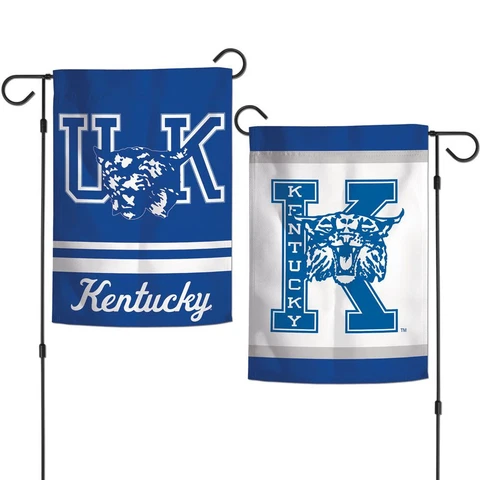 New NCAA  Kentucky Wildcats Retro 2 Sided 12.5" X 18" Garden Flag  Wincraft Cover