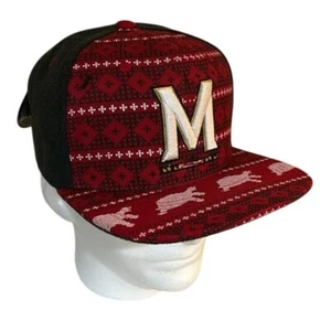 Maryland Terrapins Terps Ugly Sweater Hat Flat Brim New Zephyr NCAA - Picture 1 of 7