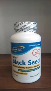 Black Seed Oil North American Herb & Spice 90 softgels - Picture 1 of 3