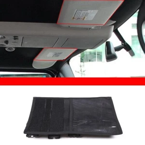 For Hummer H2 2003-2009 Sun Visor Stowage Storage Bag 1PCS Black - Imagen 1 de 10