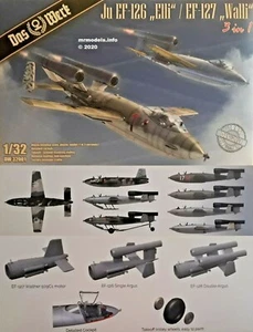 Das Werk 1/32 Ju EF-126 Elli EF-127 Walli Neu Plastik Modellbausatz DW32001 DW 32001 - Bild 1 von 1