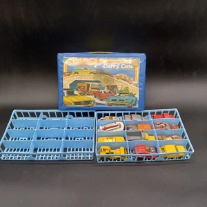 Vtg 1978 Matchbox Vinyl Carry Case W/12 Vintage Lensey England Matchbox Cars - Picture 1 of 19