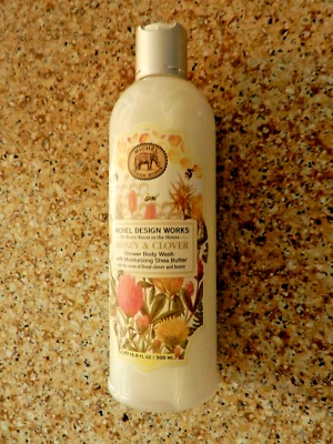 Jabón corporal de ducha con miel y trébol MICHEL DESIGN WORKS sellado de fábrica Foto 1 de 2