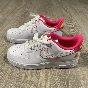 NIKE Mujer AF1 Air Force 1 LX Dragon Fruit (dv3809-100) BLANCO, 10 - Imagen 1 de 12