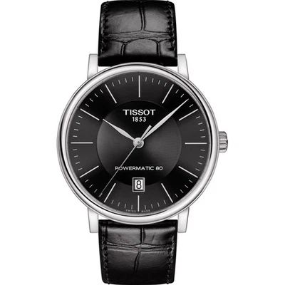 Tissot Carson Premium Powermatic 80 Schwarz Herren Armbanduhr T1224071605100 - Bild 1 von 4