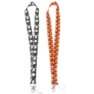 2 PCS Mobile Phone Straps Colorful Wrist Lanyards Halloween Design - Afbeelding 1 van 12