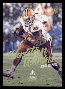 Luminance #119 2019 Christian Wilkins Rookie SP #d/275! DELFINES - Imagen 1 de 2