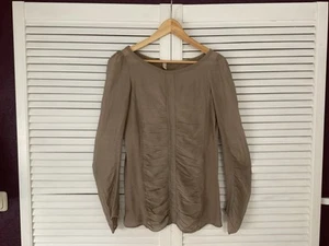 Langarm Shirt Please Damen S Hellbraun Außergewöhnlich - Bild 1 von 10