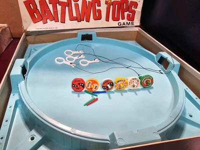 VINTAGE IDEAL BATTLING TOPS GAME BE A CHAMPION IN THE BOUT OF CENTURY! - Image 1 of 4