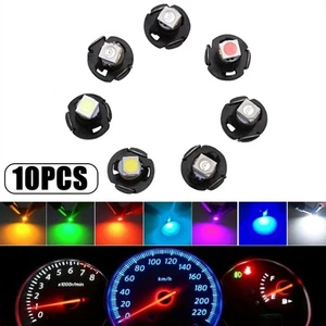 10x T3 LED Car Cluster Gauges Dashboard Instruments Panel Light Neo Wedge Bulbs - Picture 1 of 17