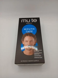 MUTE - RhinoMed - Cinta bucal 30 piezas - Suministro para 1 mes - Nuevo sellado  - Imagen 1 de 10