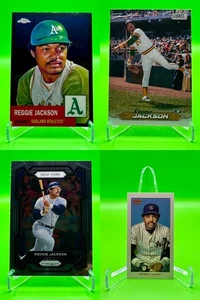 2022/2024 Topps/Panini Baseball Reggie Jackson 4-Card Lot - Picture 1 of 10