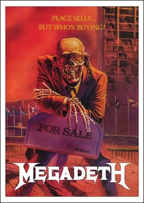 Nuevo póster Megadeth Peace vende... pero quién compra regalo para fans MP242 Foto 1 de 3