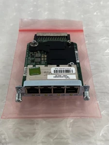 Cisco EHWIC-4ESG 4-Port Gigabit Ethernet Enhanced High Speed WAN Interface Card - Picture 1 of 4