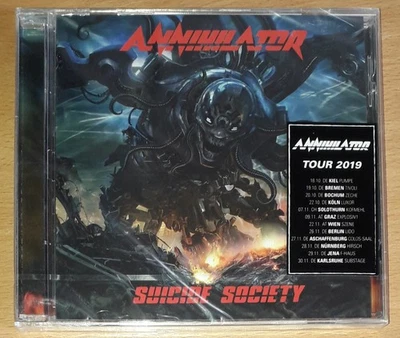 Annihilator - Suicide Society CD Reissue 2017 (Power/Thrash Metal) *NEU/OVP* - Bild 1 von 2