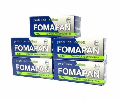 5x Fomapan 400 película de 120 rollos en blanco y negro Foto 1 de 4
