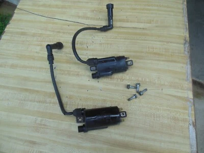 Honda CB650 1981 Custom H1464) bobinas de encendido paquete conjunto 2 OHM funciona Foto 1 de 4