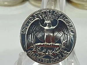 1964 (P) TYPE B Washington Quarter 90% Silver Beautiful Coin One Coin - Picture 1 of 5