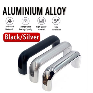 Aluminium Handles Elliptical U-Shape Industrial Handle Cabinet Door Push Pulls - Picture 1 of 46