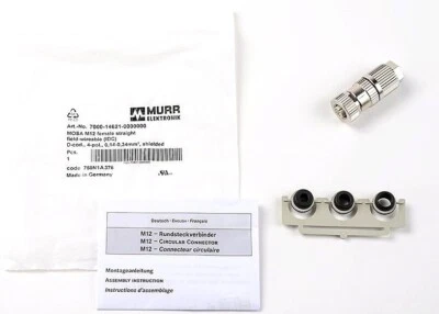 MURRELEKTRONIC - 7000-14621-0000000 - ETHERNET CONNECTOR - M12 4-PL (NEW in BOX) - Image 1 of 4