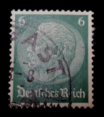 Germany Stamp Sc 403 Deutsches Reich 6 Pfennig Used OG - Image 1 of 3