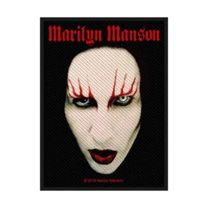 Officially Licensed Marilyn Manson Sew On Patch Music Rock Patches M100 - Picture 1 of 1