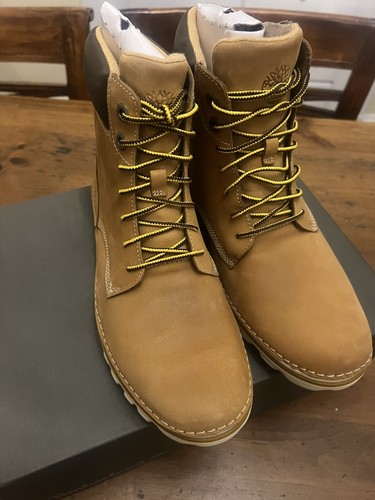 Stivali stringati Brookton Timberland donna 9 1 2 nuovi mai indossati senza scatola