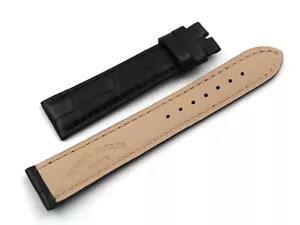 Strap Band Alligator Veritable Black Franck Muller Casablanca 19/16mm Hand Made - Foto 1 di 4