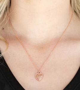 Rare! Paparazzi Necklace - Fierce Flirt - Copper (Anniversary Birthday Valentine - Bild 1 von 7