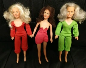 3 muñecas vintage de los Ángeles de Charlie, Kate, Farrah y Cheryl, 1977, Hasbro - Imagen 1 de 6