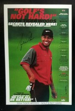 Tiger Woods Nike Mini Poster Promo "Golf's Not Hard"