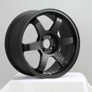 4 PCS ROTA WHEEL GRID 17X8 4X108 40 63.35 SATIN BLACK FIESTA FOCUS - Picture 1 of 4