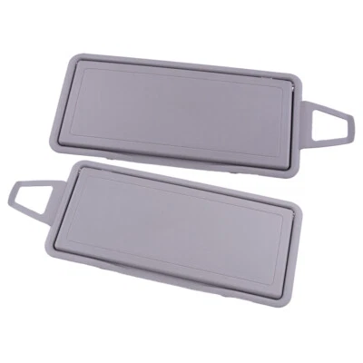 Par de cubiertas de espejo parasol gris apto para Mercedes-Benz W220 izquierda derecha B9 Foto 1 de 4