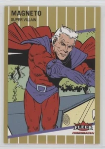 2024 Fleer Throwbacks '89 Marvel Edition Glossy Gold Magneto #7 - Picture 1 of 2