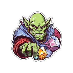 Adesivo vinile Goblin Lord with Gems - Foto 1 di 3