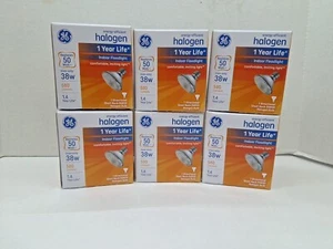 6 GE Energy-Efficient 38w Short Neck PAR30 Indoor Floodlight 580 Lumens Bulbs - Picture 1 of 6