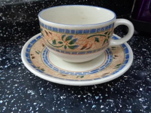 STAFFORDSHIRE MEDINA CUP AND SAUCER - Picture 1 of 1