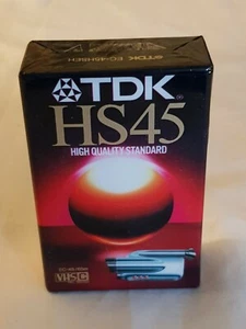1 cinta de videocámara compacta VHS VHS-C PAL TDK HS-45 45 minutos - Imagen 1 de 4