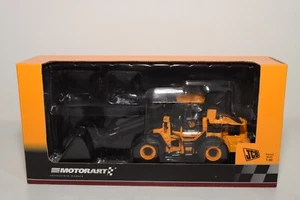 B4 1:50 MOTORART 13366 JCB PALA ESCAVATORE PALA GOMMATA SNOW MIB 2 - Foto 1 di 11