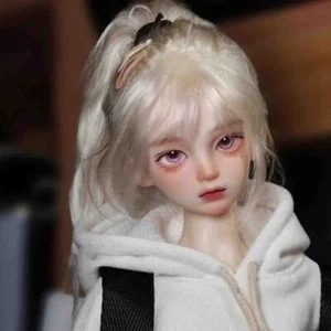 1/4 BJD nackte Puppe SD Harz Gelenk Gesicht Make-up schönes Mädchen weibliches Geburtstagsgeschenk - Bild 1 von 5