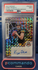 2022 Panini Mosaic #RAMKP Kenny Pickett Rookie AUTO NFL Football Card PSA 9